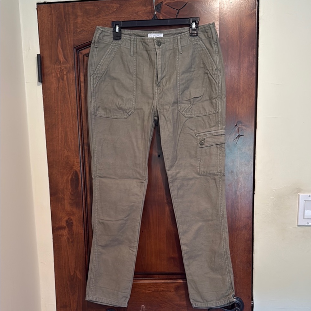 Frame Denim Green Cargo Pants size 28 100% cotton